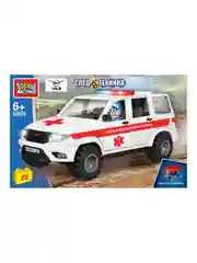 Конструктор Город мастеров "UAZ Patriot. Скорая помощь", 29 деталей