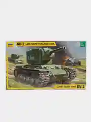 Зелёный хаки сборная модель Советский тяжелый танк КВ-2 масштаб 1:35 КИТ Zvezda пластик