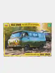 Зелёный хаки сборная модель Российский автомобиль УАЗ-3909 Буханка масштаб 1:35 КИТ Zvezda пластик