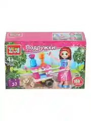 Конструктор Город мастеров "Передвижное кафе", 33 детали