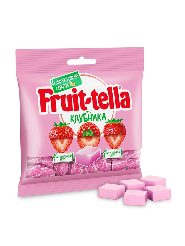 FRUITTELLA Жевательные конфеты Клубника 70г