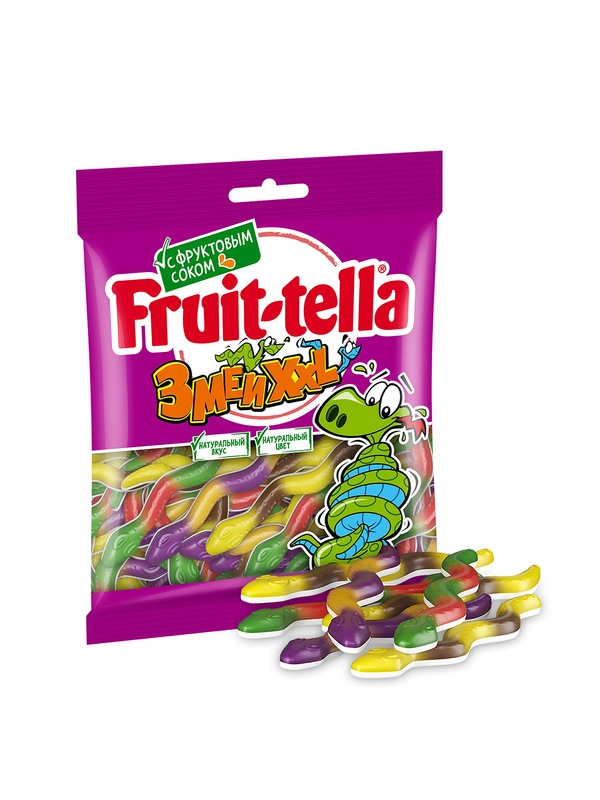 FRUITTELLA Мармелад жевательный Змеи XXL 70г