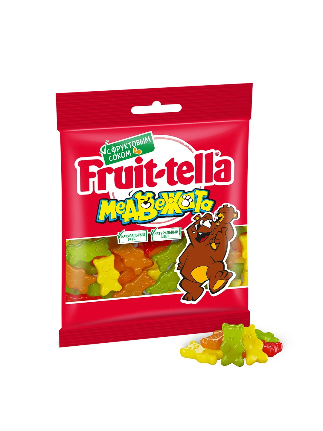 FRUITTELLA Мармелад жевательный Медвежата 70г