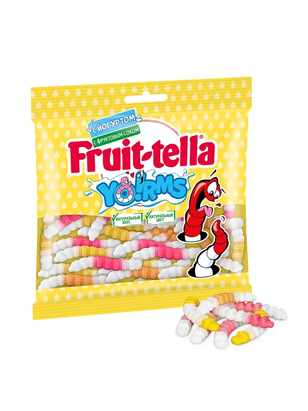 FRUITTELLA Yorms Мармелад жевательный с йогуртом 138г
