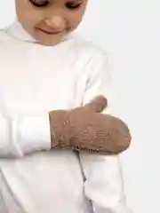 Варежки детские вязаные зимние