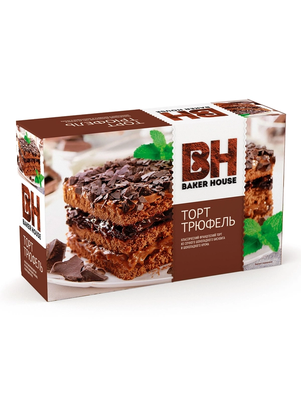 Торт бискв. Baker House Трюфель 350г