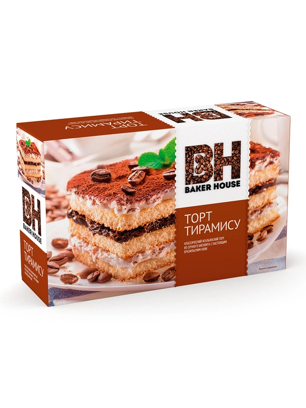 Торт бискв. Baker House Тирамису 350г купить по цене 193 ₽ в интернет ...