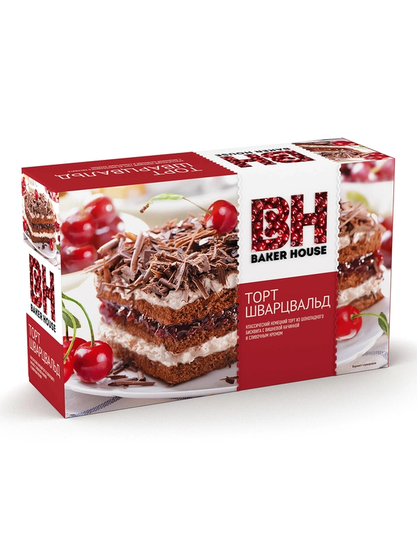 Торт бискв. Baker House Шварцвальд 350г