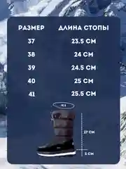 Черный ботинки женские, сапоги, дутики зимние