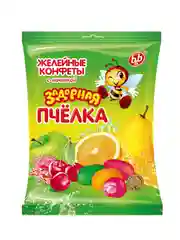 Конфеты B&B "Задорная пчелка" желейные с начинкой (микс) 250г