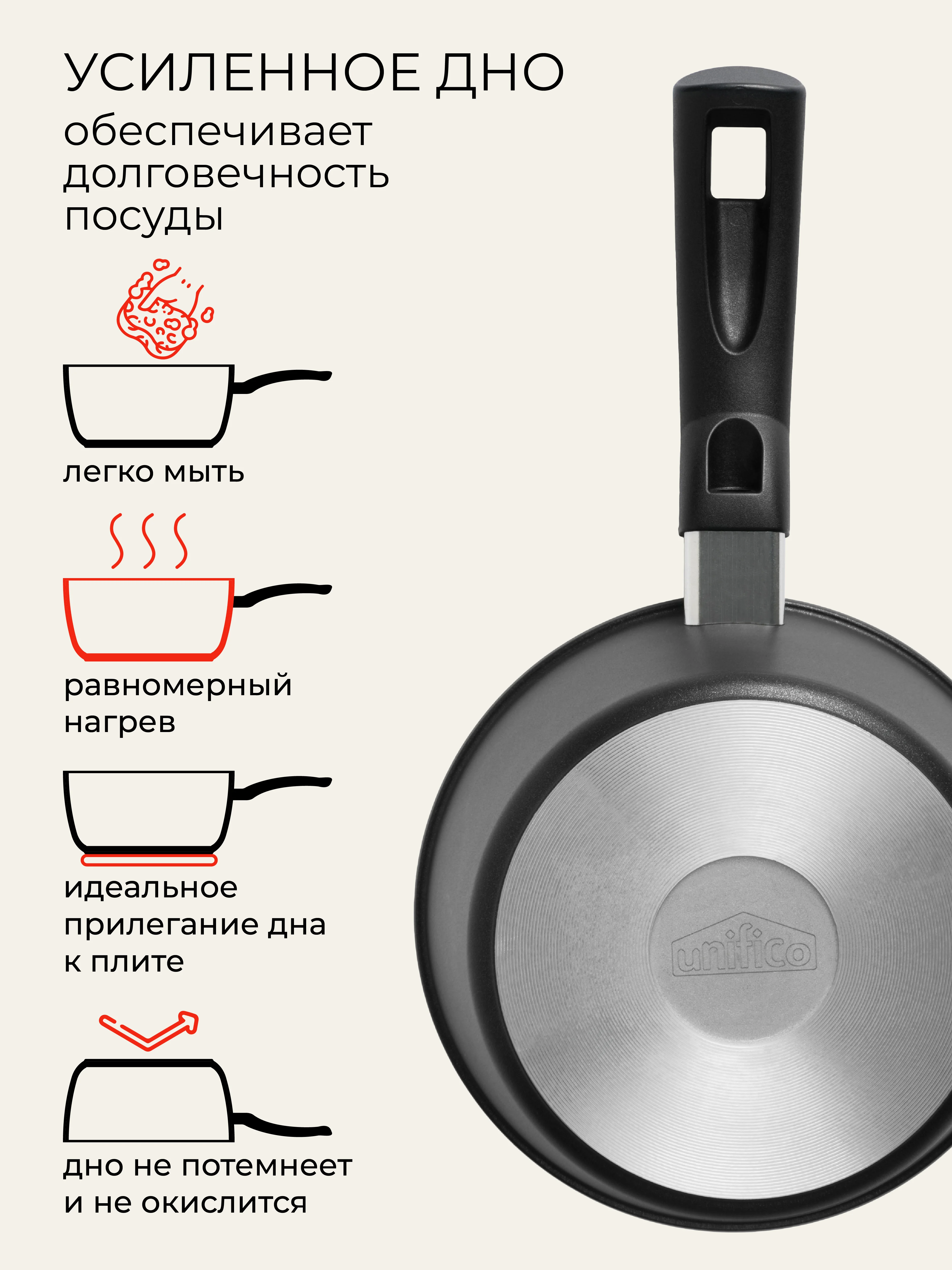 Ковш 2 литра литой My day Tradition