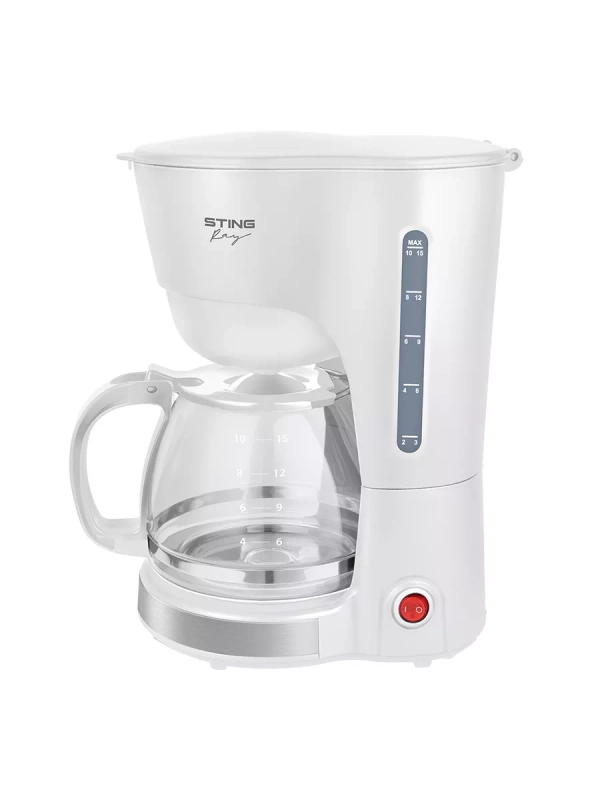 Кофеварка капельная STINGRAY ST-CM600A, объем 10-15 чашек, подогрев, съемный фильтр