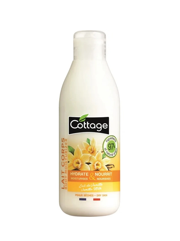 COTTAGE Молочко для тела ВАНИЛЬ/ Body Moisturizer – Vanilla Milk - Dry  Skin, 200 мл