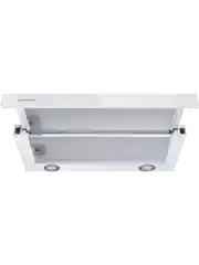 Белый телескопическая вытяжка MEFERI SLIDEBOX60WH GLASS ULTRA, 60 см, белый