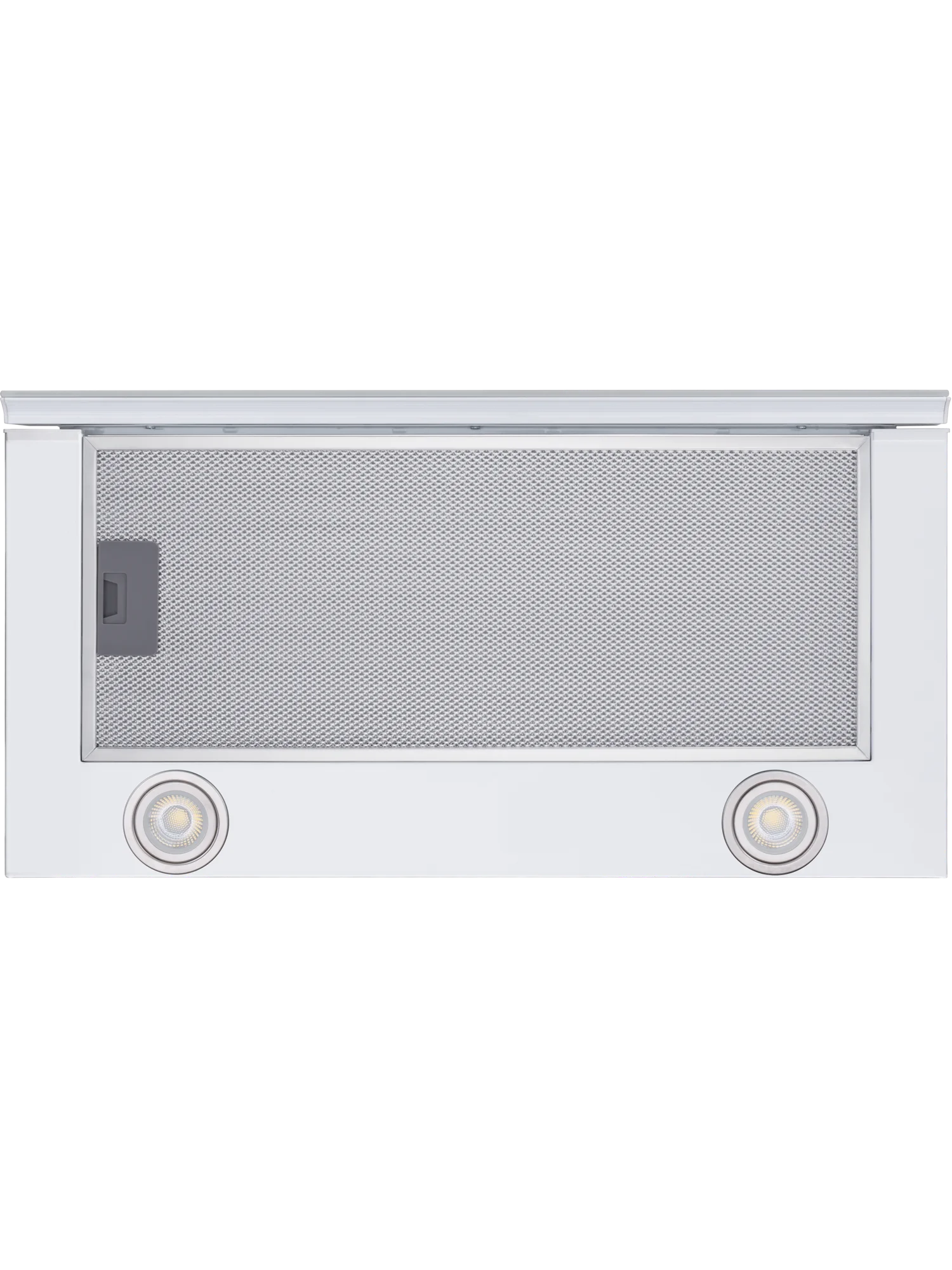 Белый телескопическая вытяжка MEFERI SLIDEBOX60WH GLASS ULTRA, 60 см, белый