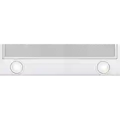 Белый телескопическая вытяжка MEFERI SLIDEBOX60WH GLASS ULTRA, 60 см, белый