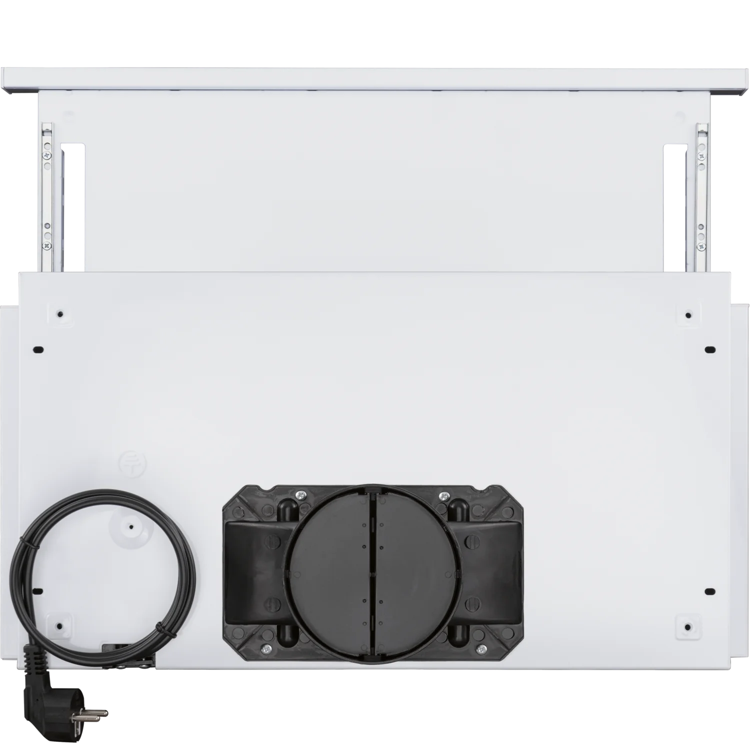Белый телескопическая вытяжка MEFERI SLIDEBOX60WH GLASS ULTRA, 60 см, белый