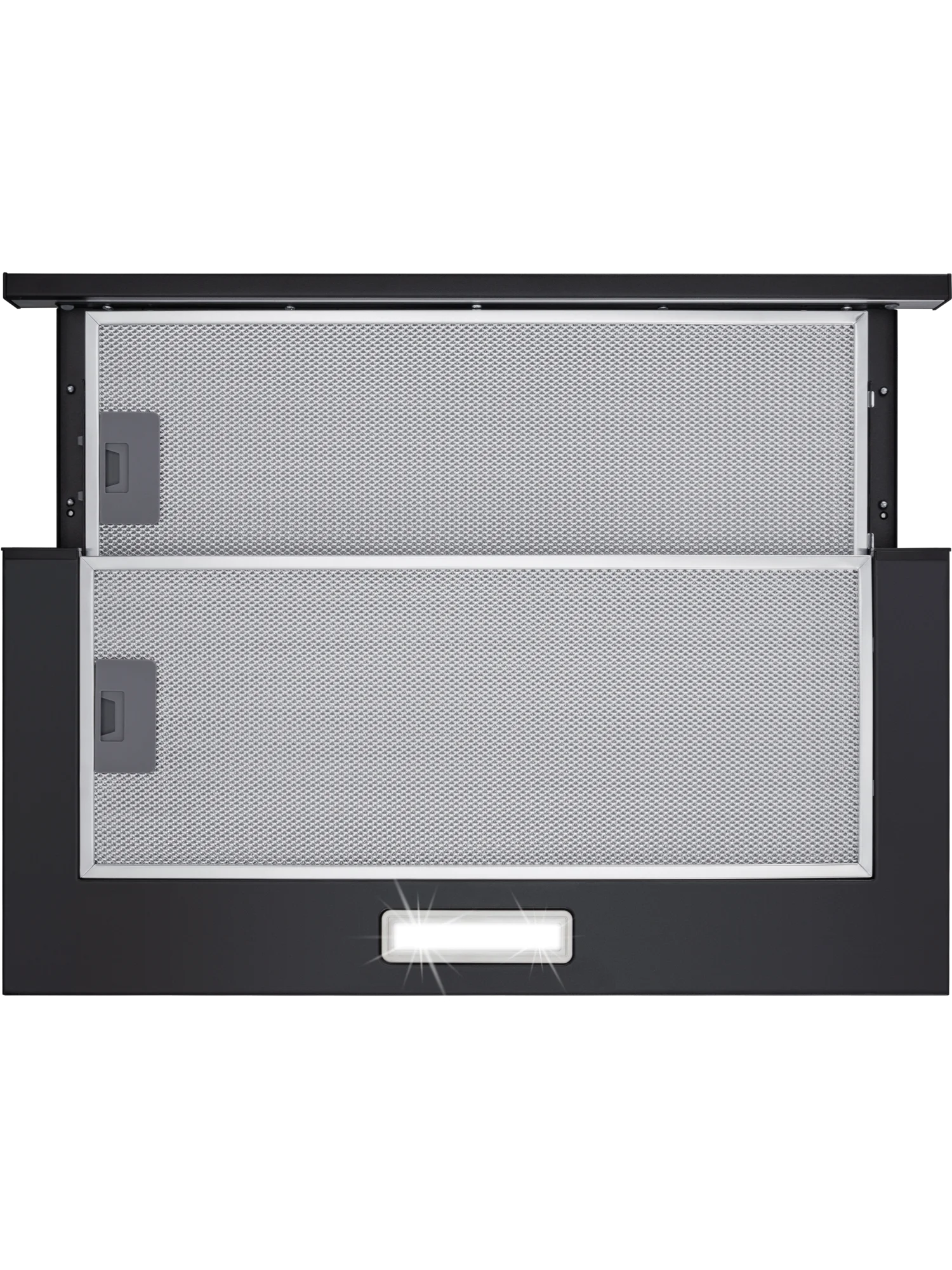 Черный телескопическая вытяжка MEFERI SLIDEBOX60BK LIGHT, 60 см, черный, 650m3/h