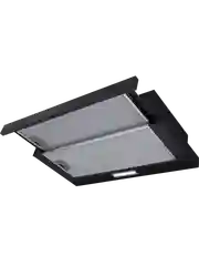 Черный телескопическая вытяжка MEFERI SLIDEBOX60BK LIGHT, 60 см, черный, 650m3/h