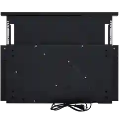 Черный телескопическая вытяжка MEFERI SLIDEBOX60BK LIGHT, 60 см, черный, 650m3/h