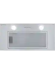 Серебряный вытяжка для кухни встраиваемая MEFERI INBOX60IX ULTRA, ширина 60 см, 1100 m3, серебристый