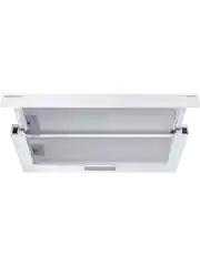 Белый телескопическая вытяжка MEFERI SLIDEBOX60WH LIGHT, 60 см, белый, отвод, циркуляция