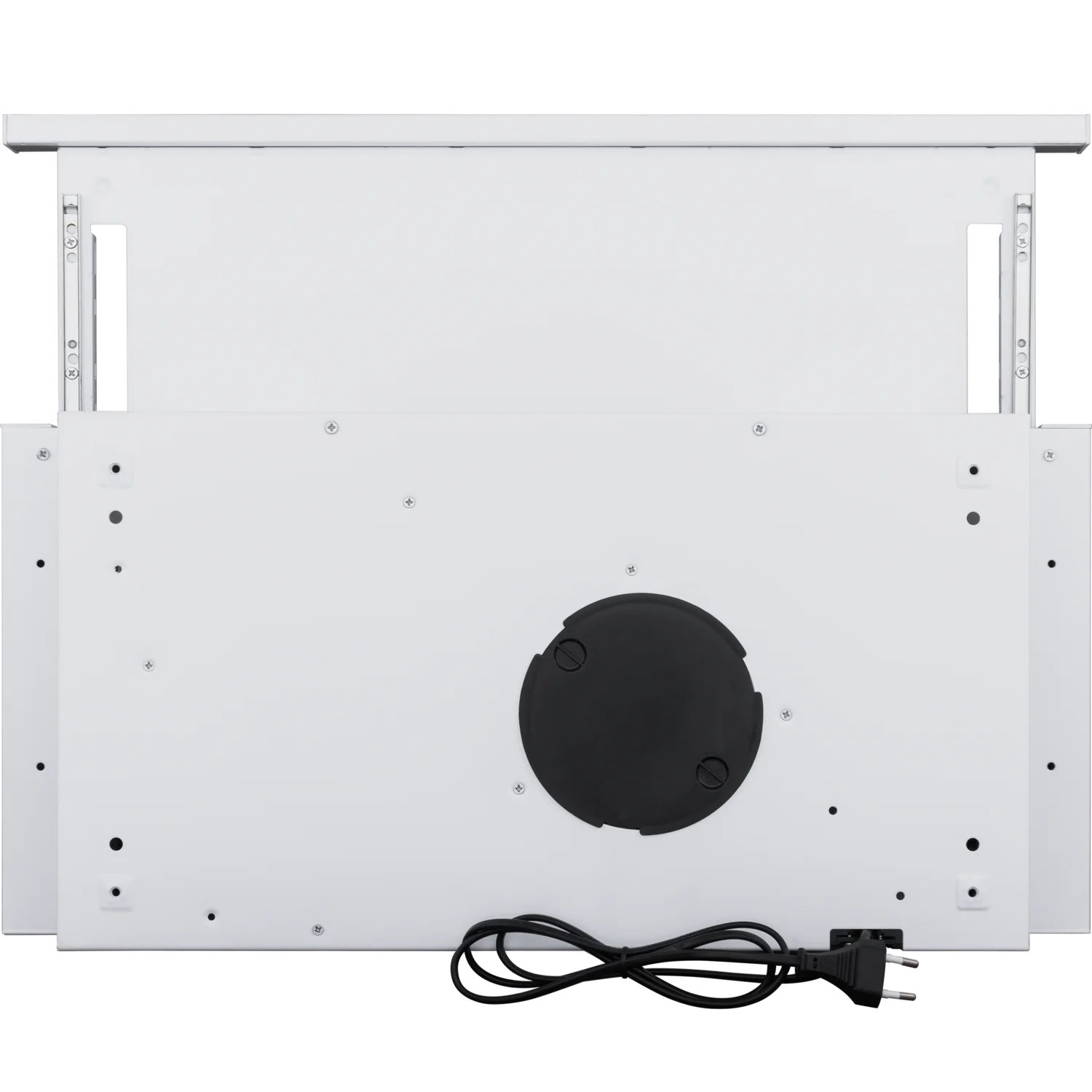 Белый телескопическая вытяжка MEFERI SLIDEBOX60WH LIGHT, 60 см, белый, отвод, циркуляция