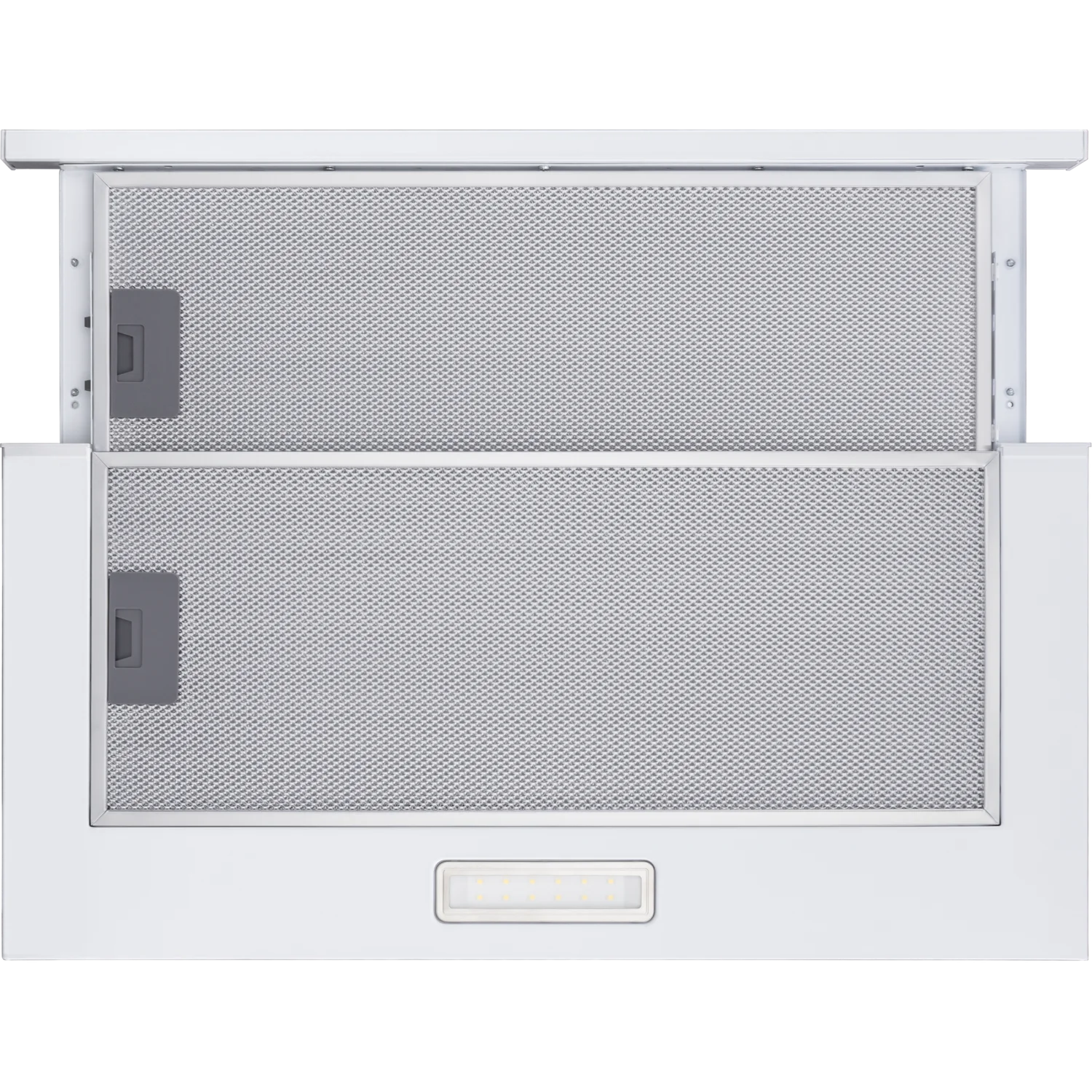 Белый телескопическая вытяжка MEFERI SLIDEBOX60WH LIGHT, 60 см, белый, отвод, циркуляция