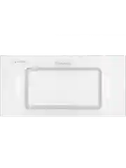 Белый вытяжка для кухни MEFERI INBOX60WH GLASS ULTRA. 60 см, стекло, белый