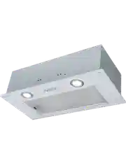 Белый вытяжка для кухни встраиваемая MEFERI INBOX60WH LIGHT, ширина 60 см, белый