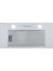 Белый вытяжка для кухни встраиваемая MEFERI INBOX60WH LIGHT, ширина 60 см, белый