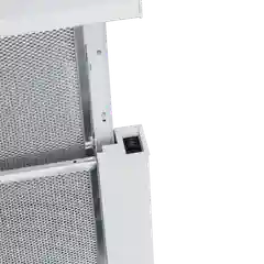 Белый телескопическая вытяжка MEFERI SLIDEBOX60WH POWER, 60 см, белая