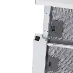 Белый телескопическая вытяжка MEFERI SLIDEBOX60WH POWER, 60 см, белая