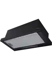 Черный телескопическая вытяжка на кухню встраиваемая MEFERI SLIDEBOX60BK POWER, 60 см, черный