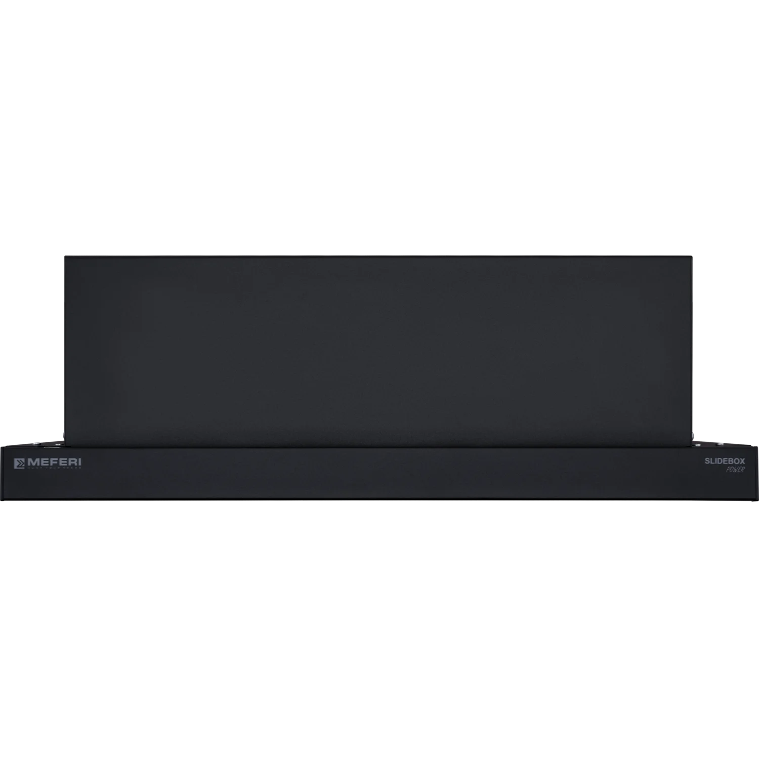 Черный телескопическая вытяжка на кухню встраиваемая MEFERI SLIDEBOX60BK POWER, 60 см, черный
