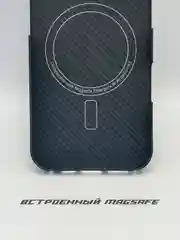 Чехол для iPhone 16 Pro, Карбон, Кевлар, MagSafe, ТИТАН