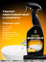 Универсальный набор средств для уборки ванной и туалета Grass Professional