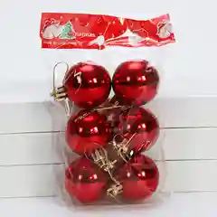 Набор елочных шаров, 6 шт