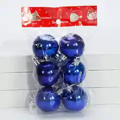 Набор елочных шаров, 6 шт