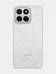 Прозрачный силиконовый чехол на Honor X7c / Хонор X7c прозрачный, с принтом, защита камеры