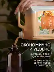 Жидкое мыло для рук GRASS Milana / "Милана", молоко и мед, 5 л, густое, гипоаллергенное