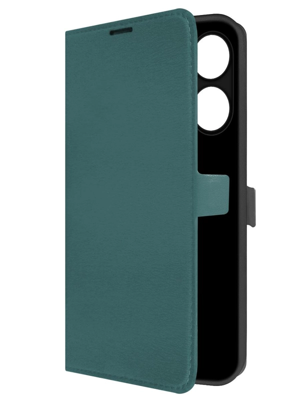 Чехол-книжка Krutoff Eco Book для Xiaomi Redmi 13/Poco M6 4G зелёный опал