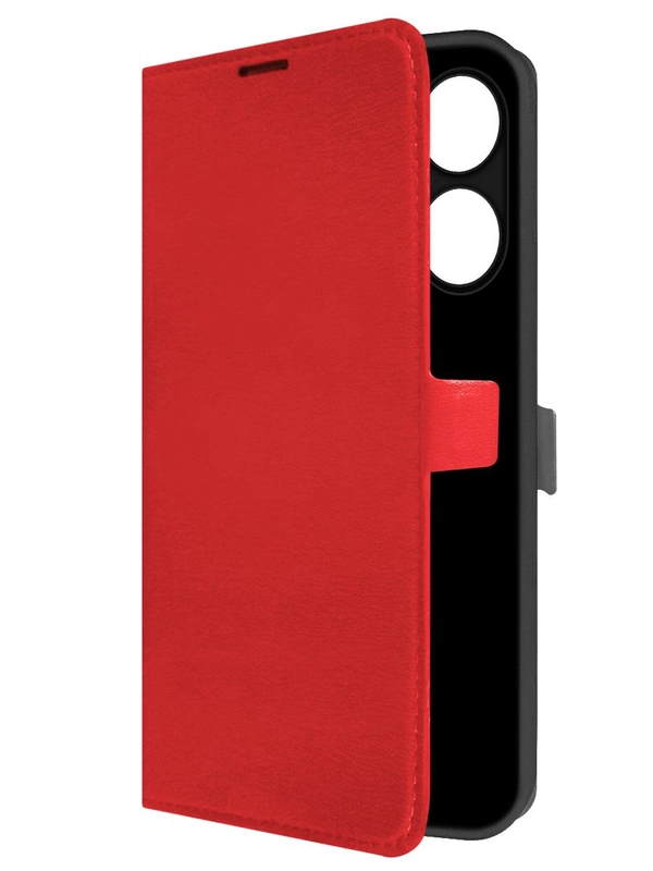 Чехол-книжка Krutoff Eco Book для Xiaomi Redmi 13/Poco M6 4G красный