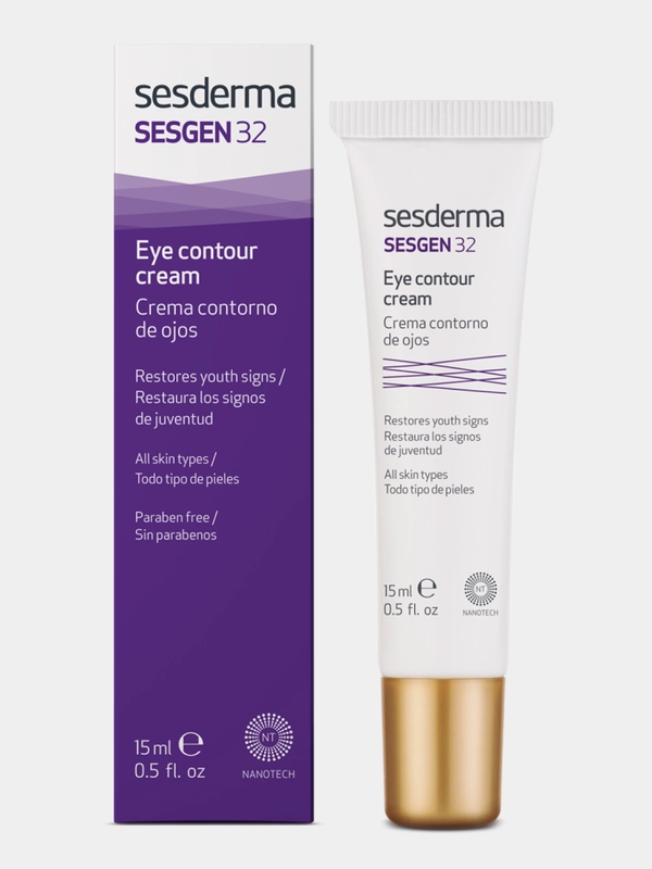 Sesderma SESGEN 32 Крем-контур лифтинг для глаз, омолаживающий для всех типов кожи, 15 мл