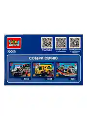 Конструктор Город мастеров Полицейский джип, 2 варианта сборки, 47 деталей