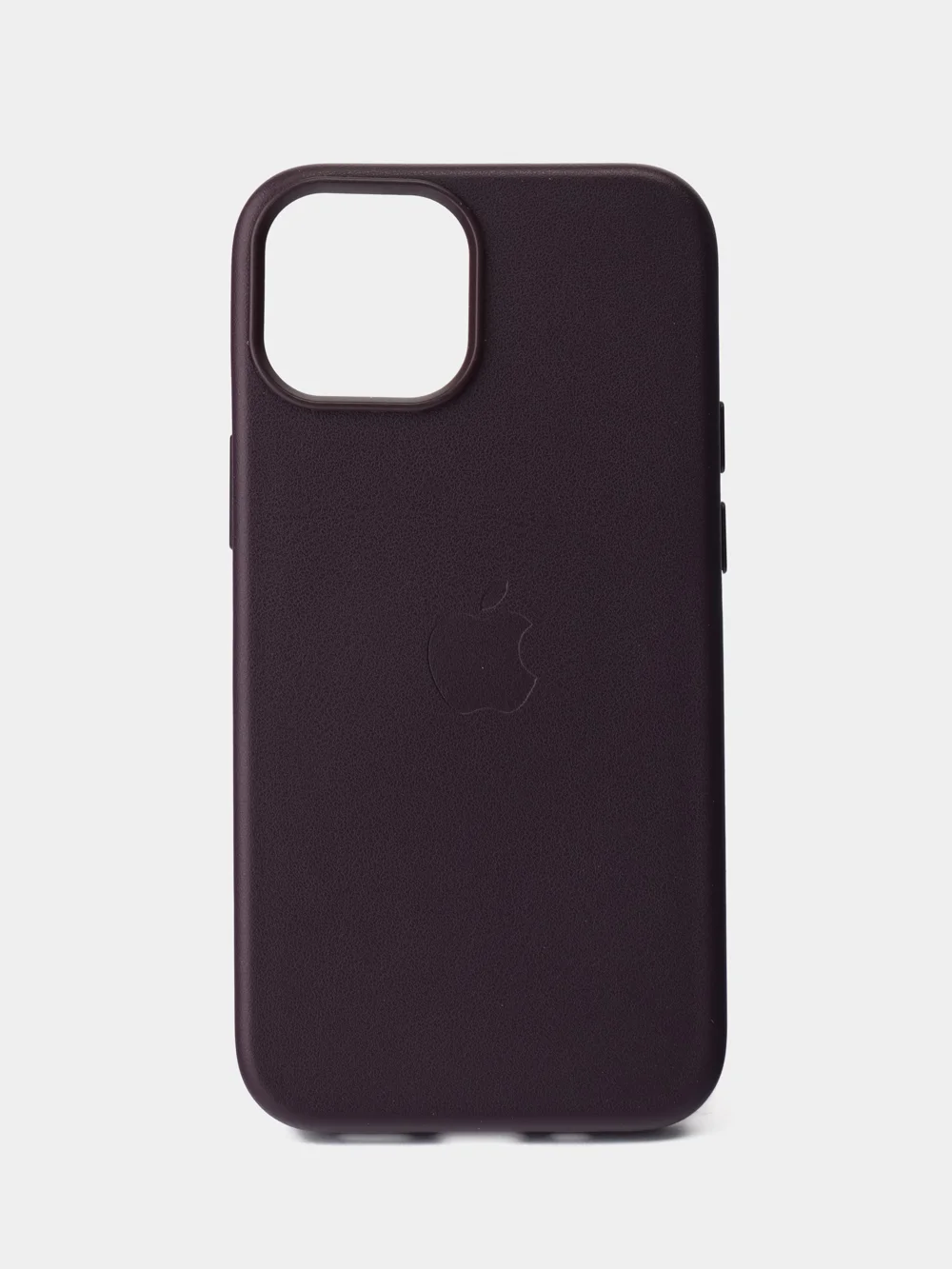 Тёмно-бордовый кожаный чехол Leather Case для iPhone 13 mini с функцией MagSafe