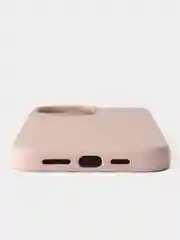 Розовый кожаный чехол Leather Case для iPhone 13 Pro Max с функцией MagSafe