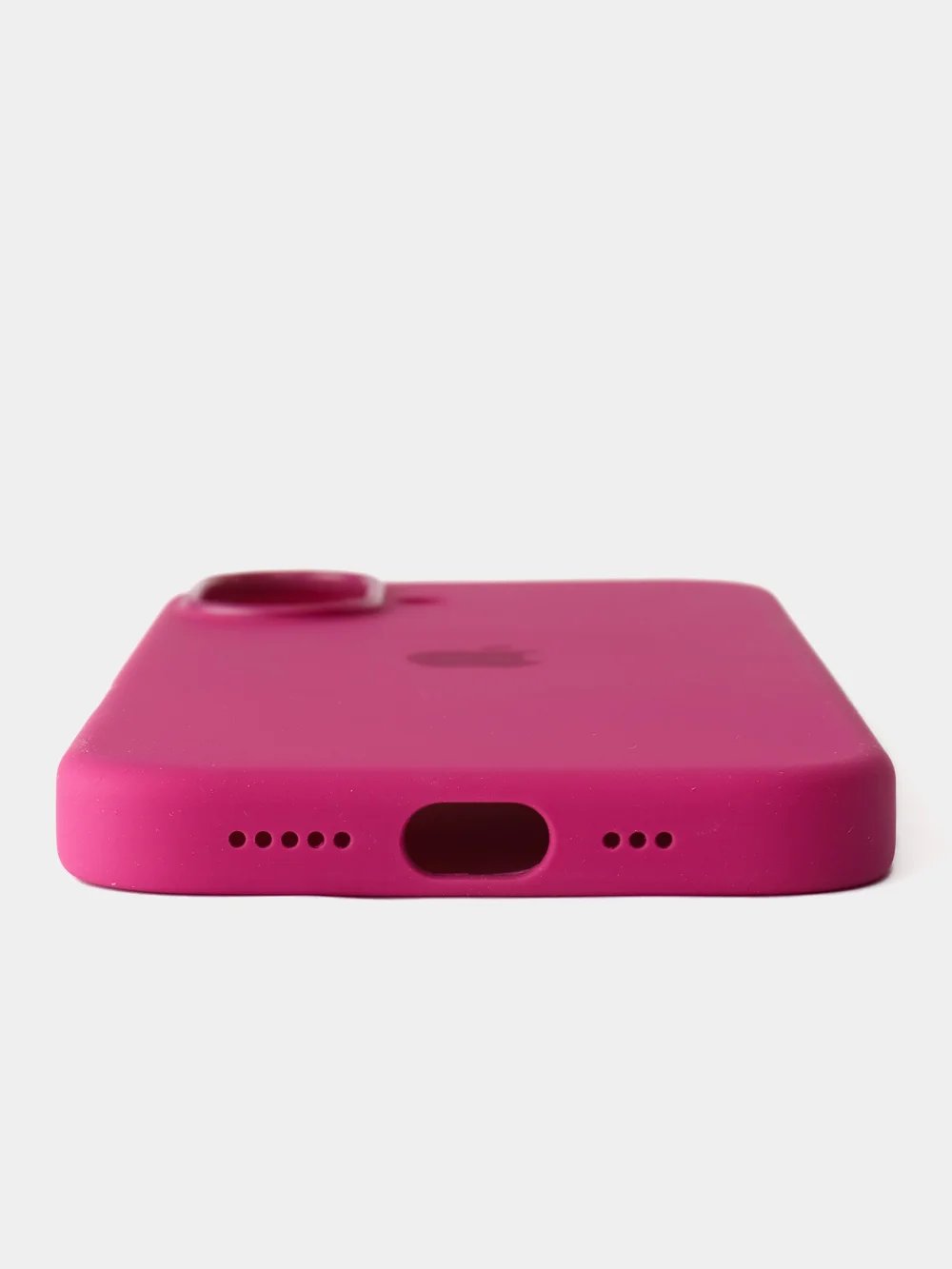 Фуксия iphone 16 silicon case/силиконовый чехол MagSafe для iPhone 16