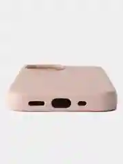 Розовый кожаный чехол Leather Case для iPhone 13 mini с функцией MagSafe