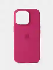 Фуксия iphone 16 Pro silicon case /силиконовый чехол MagSafe для iPhone 16 Pro